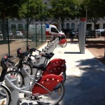 Photo de la station Vélo'v de la place Carnot